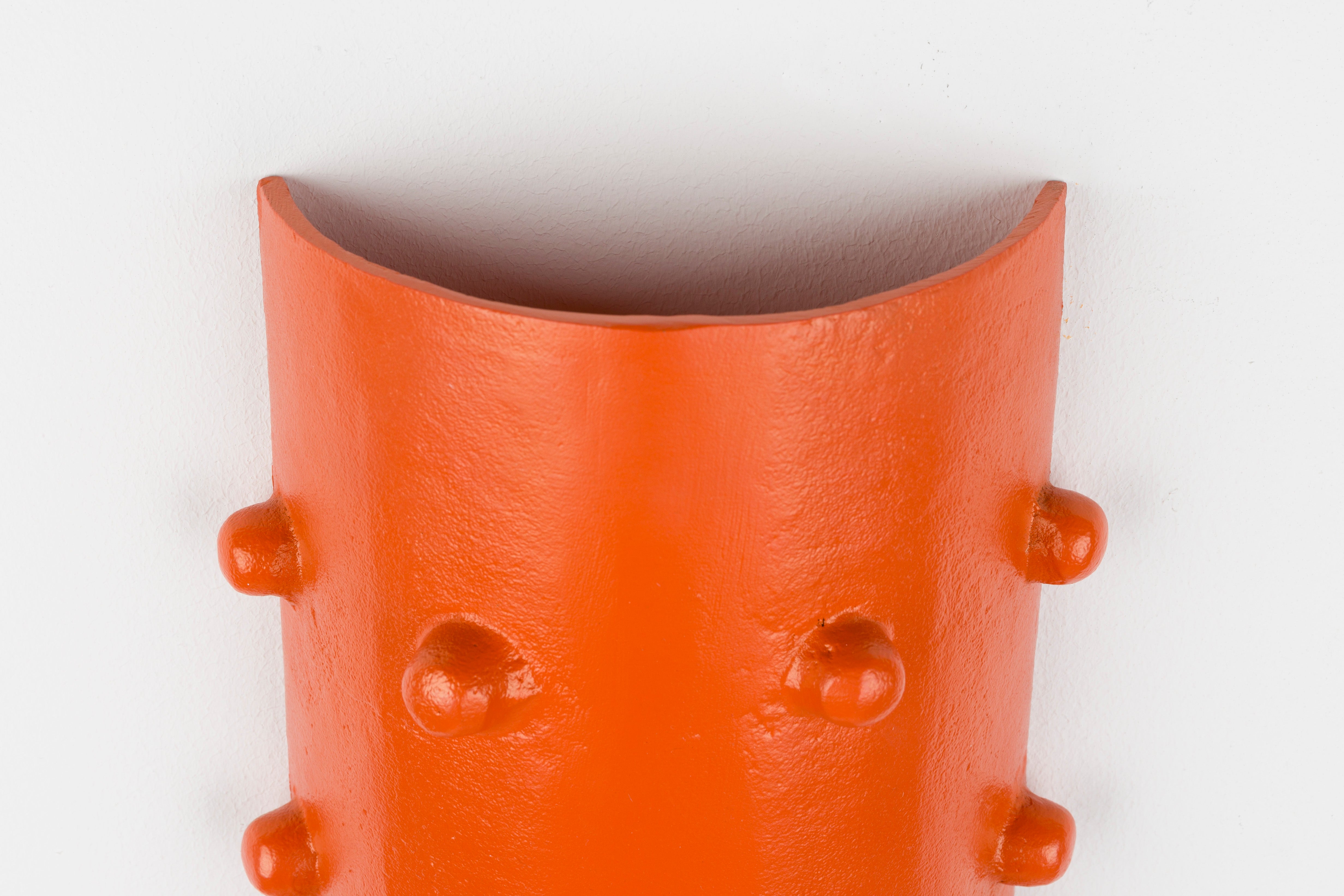 Bold Monkey Pinch Me Bobbled Orange Wall Lamp